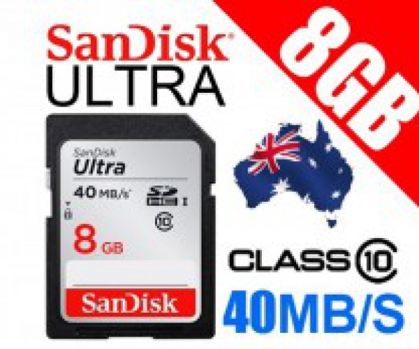 Thẻ Nhớ Sandisk SDHC 8GB ULTRA Class10