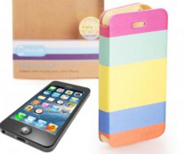 Bao Da Óp Lưng Cho iPhone 5/5S Sắc Màu Color