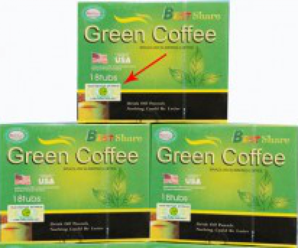 Trà Giảm Cân Green Coffee - Có Tem Chống Hàng Giả