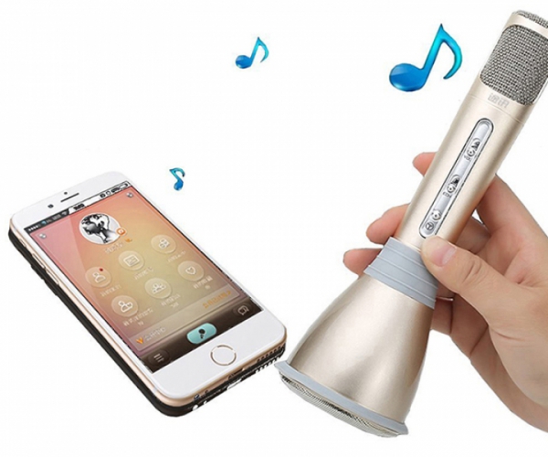 Micro Loa Karaoke Bluetooth Cho Smartphone